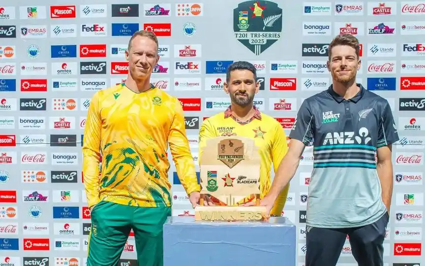 ज़िम्बाब्वे ट्राई-सीरीज़: ZIM vs SA पहला T20I कहां देखें? चैनल, लाइव स्ट्रीमिंग, तारीख़ और समय